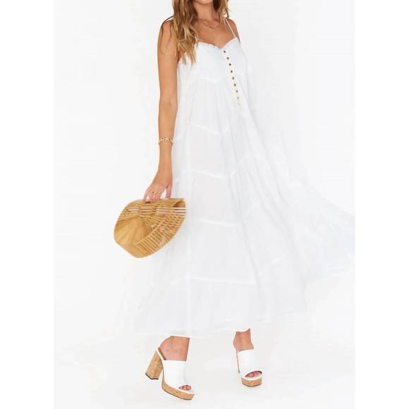 SHOW ME YOUR MUMU Dresses & Skirts - NEW SHOW ME YOUR MUMU gracie midi volie dress in white
